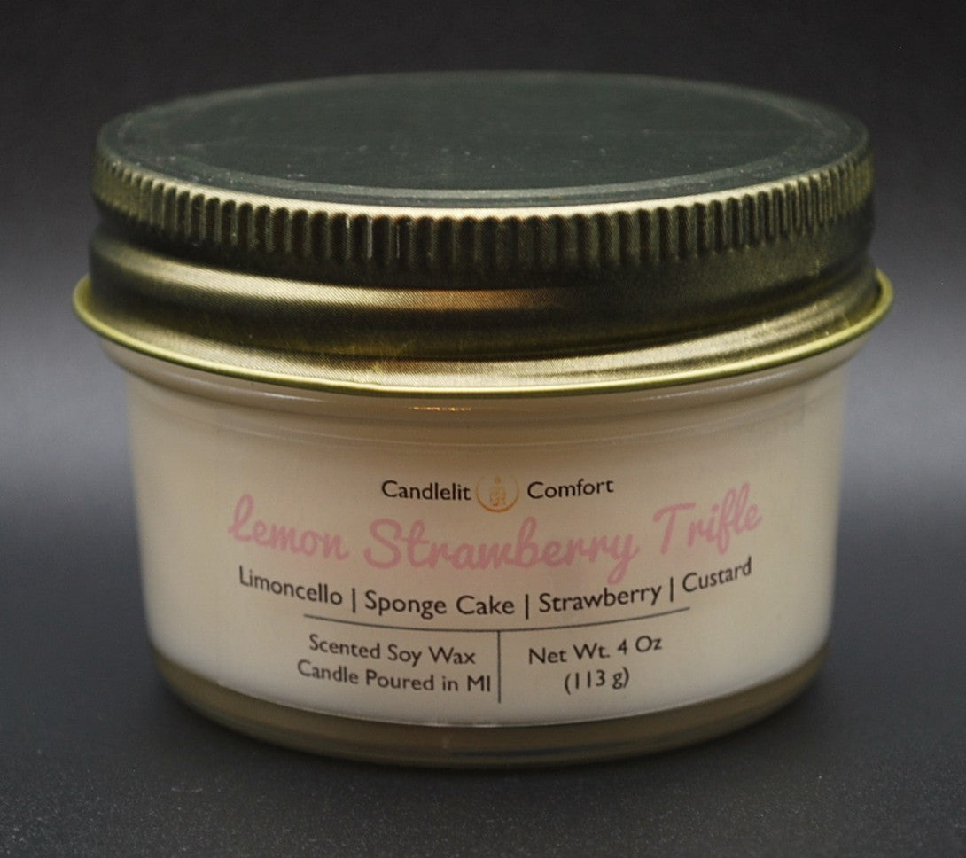 Lemon Strawberry Trifle