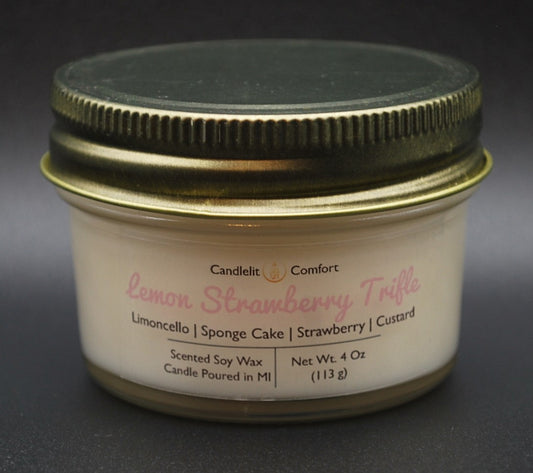 Lemon Strawberry Trifle