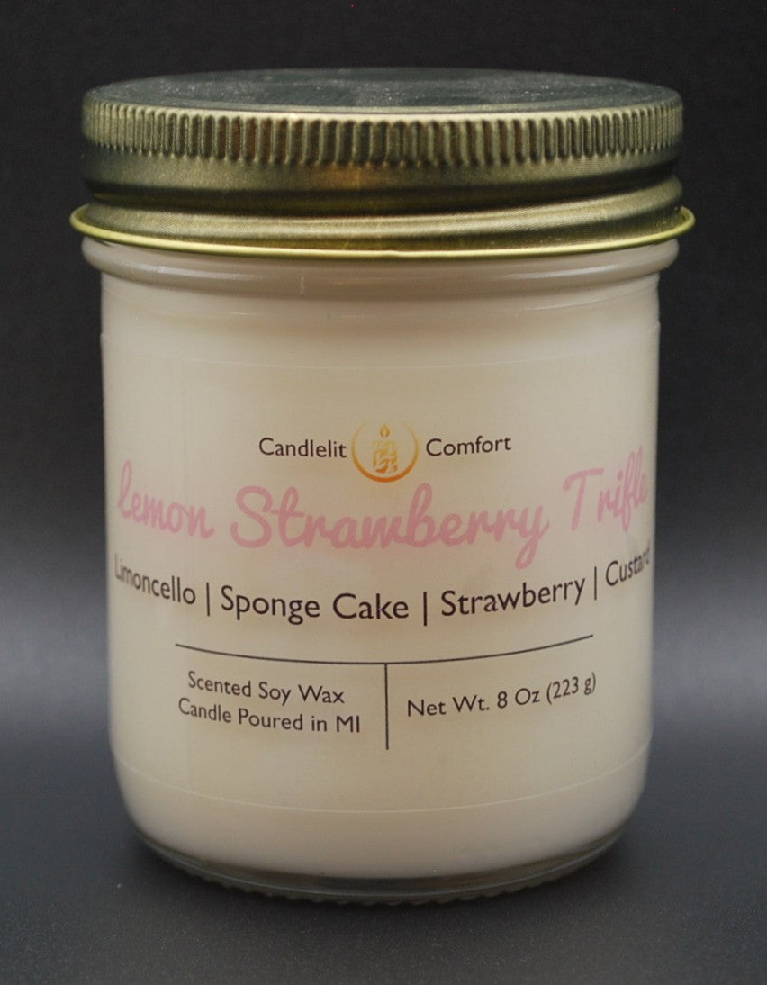 Lemon Strawberry Trifle